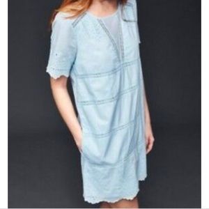 NWT Gap Kylie Eyelet Shift Dress